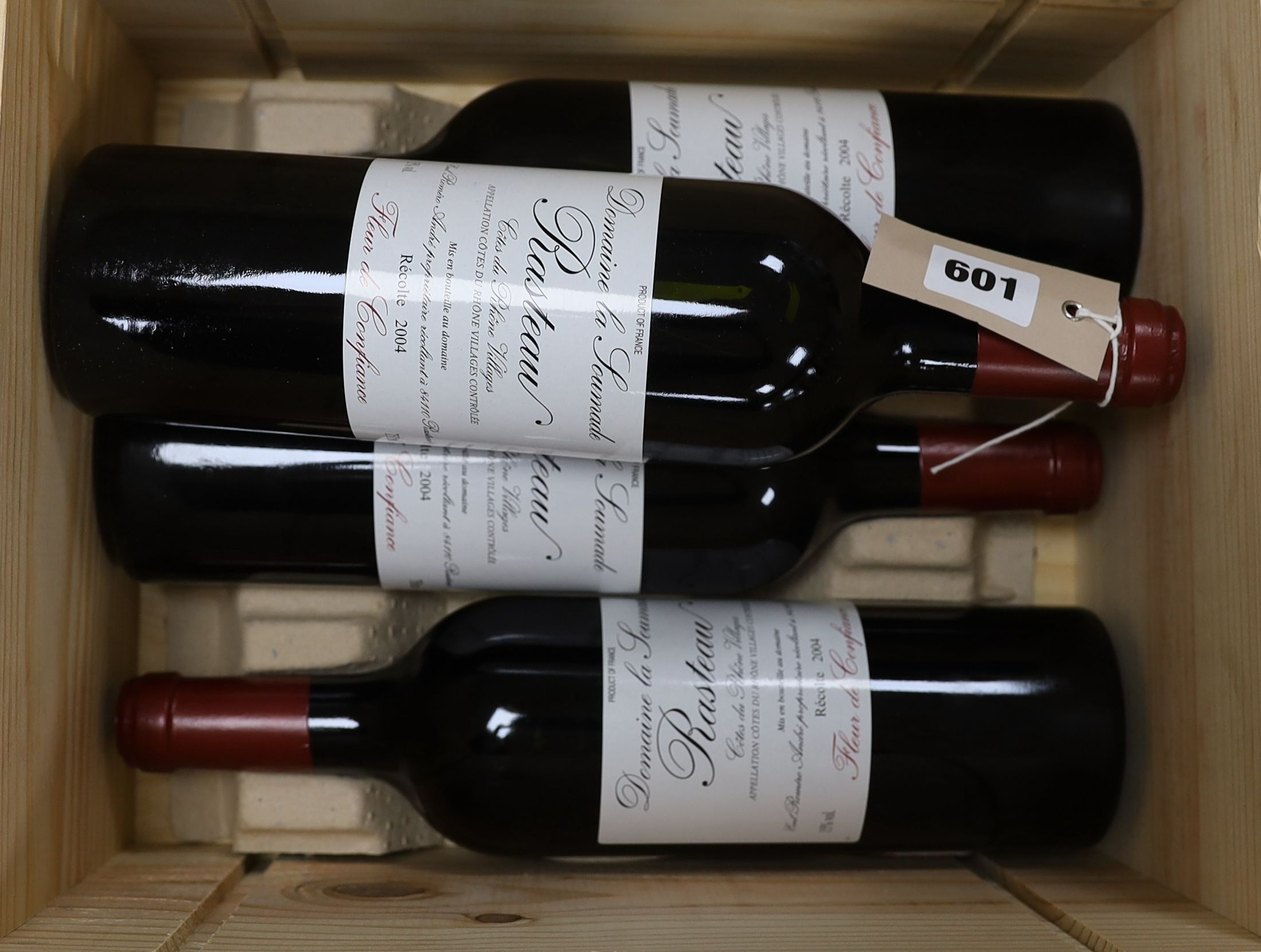 Four bottles of Domaine La Soumade 'Fleur de Confiance' Rasteau OWC 2004 75cl
